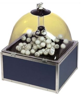 Bingo Blowers: Atomic Bingo Blower with Bubble Top (#12100BL).